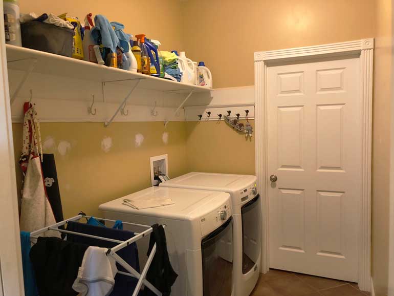 Laundry Room Before