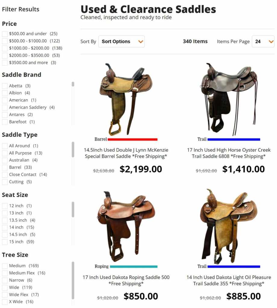 Used Saddle For Sale
