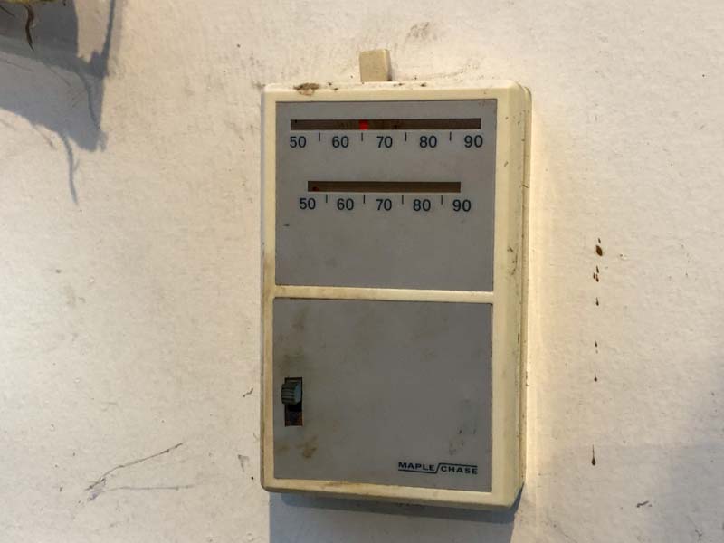 Old Garage Heater Thermostat
