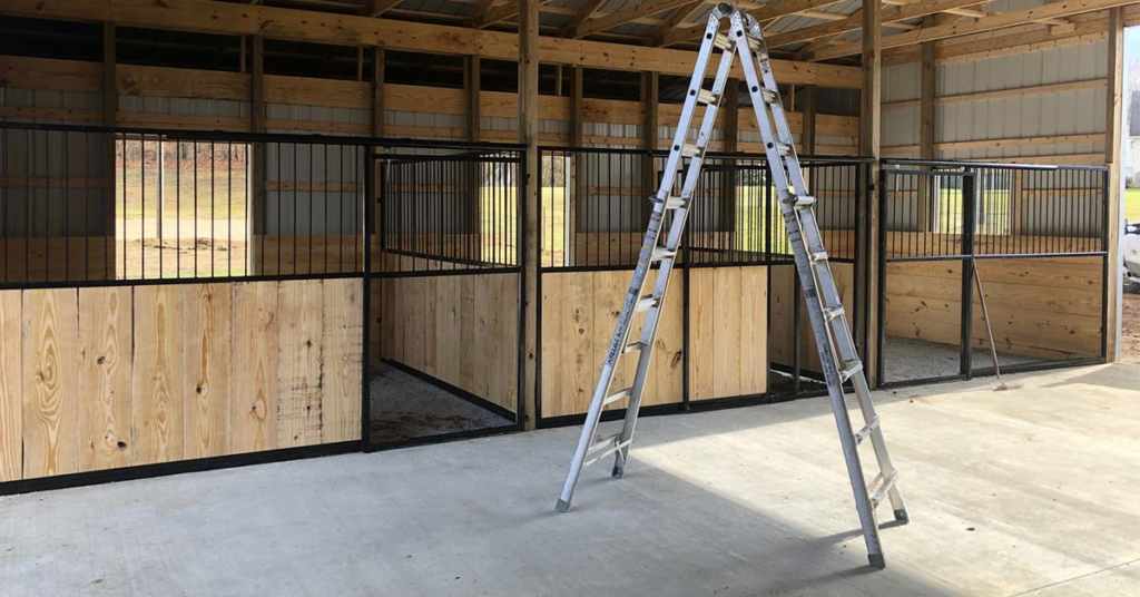 Horse Stall Flooring - Stall Mats and Limestone