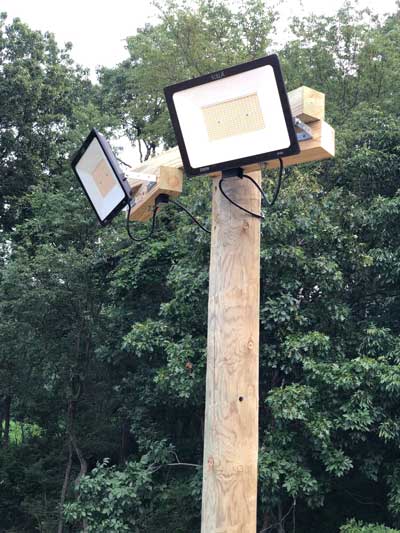 Horse Arena Light Pole 